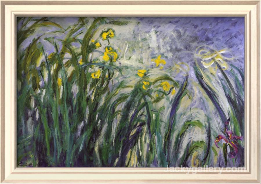 Les iris by Claude Monet paintings reproduction